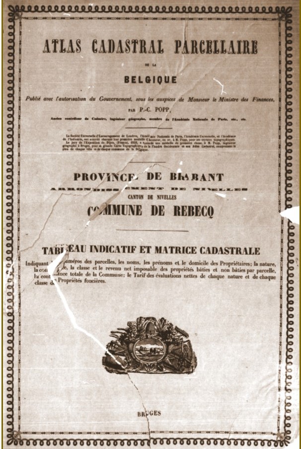 carte de Rebecq